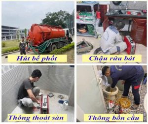 thông tắc đường ống nước thải tại Phú Thọ