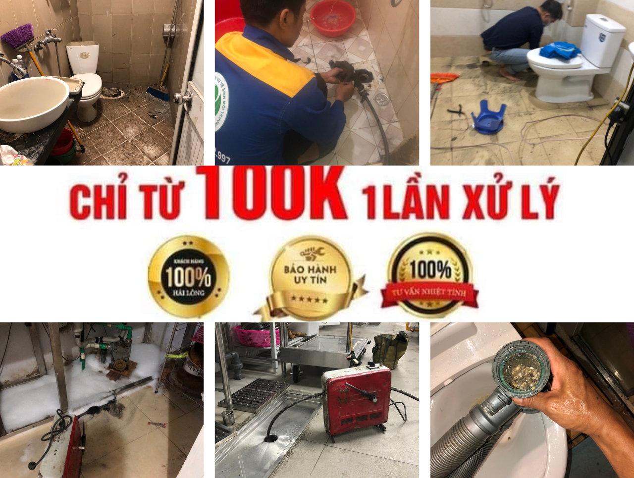 Thông tắc cống tại Hà Nội