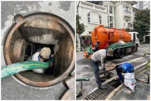 thông tắc cống nạo vét hố ga