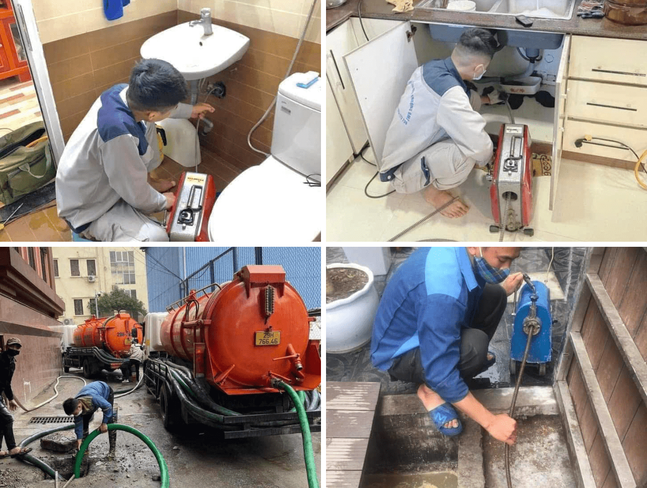 thông tắc cống hút bể phốt yến anh