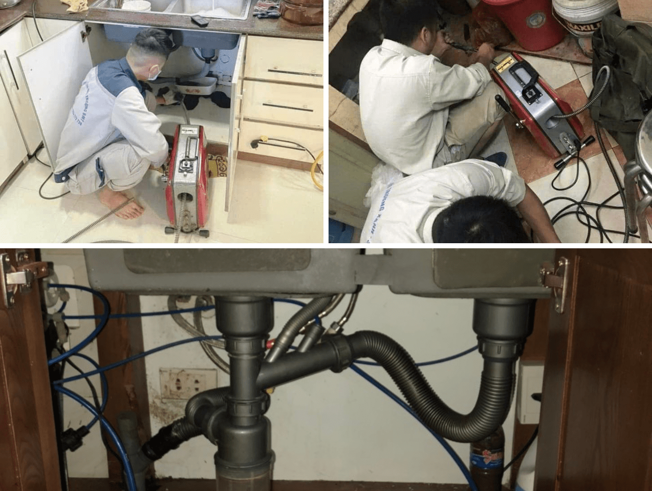 Thông tắc chậu rửa bát 24/7