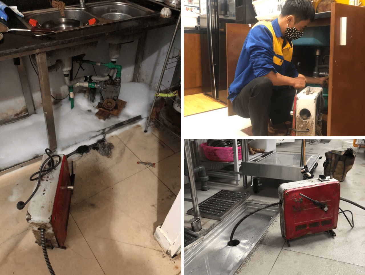 Thợ thông tắc chậu rửa bát 24/7